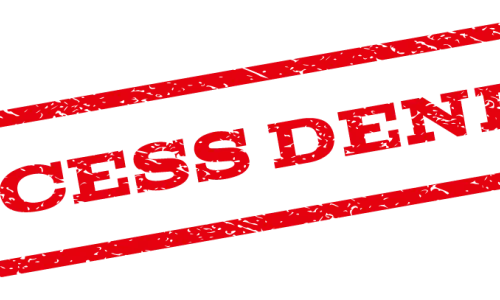 Custom image showing  access denied page - Professional Drupal theming and development services