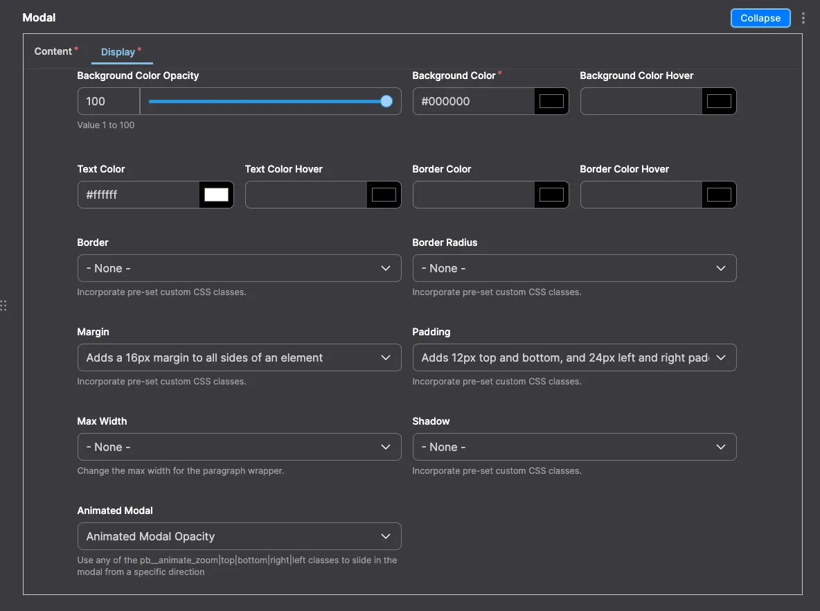 Modal Point Files Paragraph Bundle Modal Example | SOLO