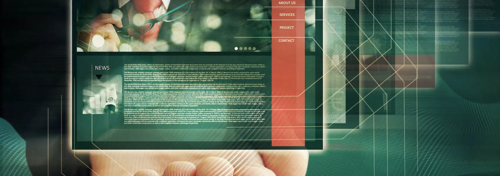 Custom image showing  header settings page - Professional Drupal theming and development services